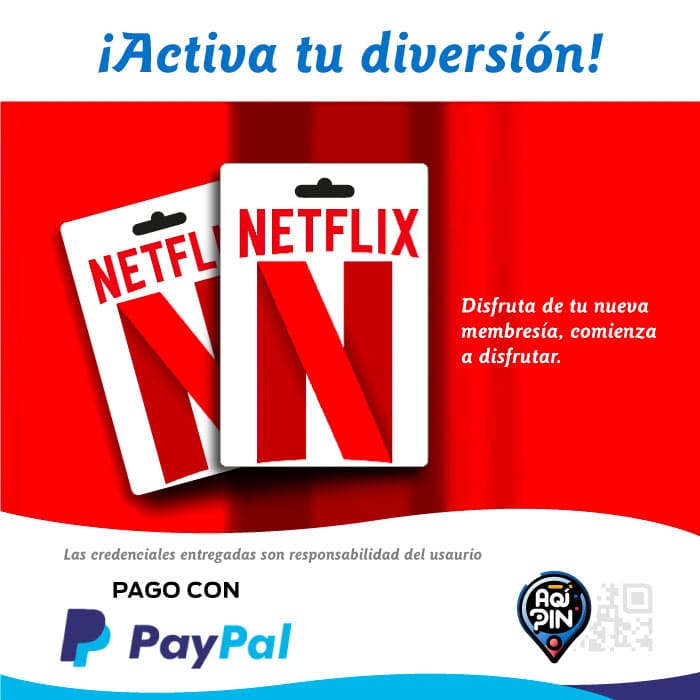 aqipin_netflix1 Tarfjeta pines para Netflix 1 para Colombia